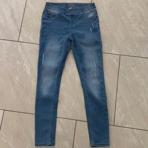 Justice, size 16 denim straight leg
